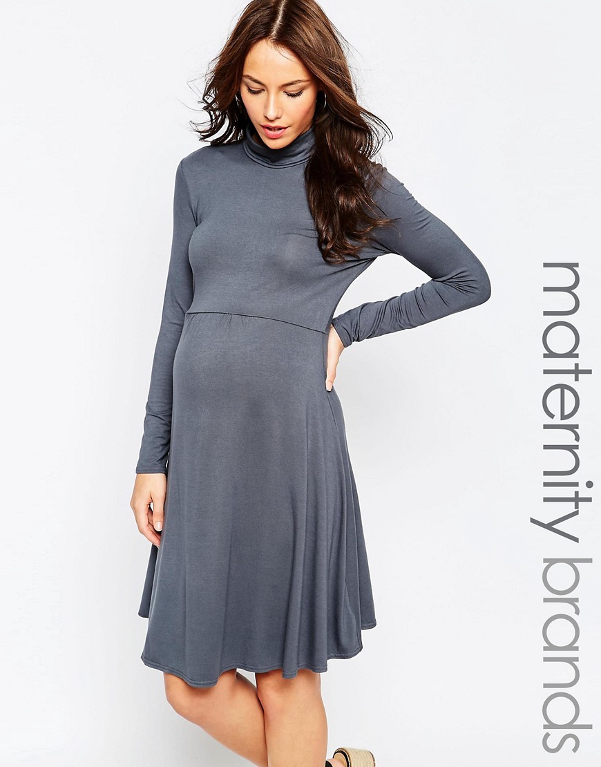 Comprar Vestido premamá de punto con cuello vuelto de Kate Thomas al mejor precio