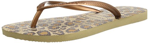 Comprar Havaianas Slim Animals Chanclas, Niñas, Mehrfarbig (Beige 0151), 31/32 EU (29/30 BR) al mejor precio