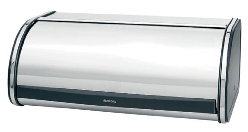 Comparar mejores precios Brabantia 132841 - Panera, tamaño normal, acero brillante, lateral de color negro con descuentos Comprar Brabantia 132841 - Panera, tamaño normal, acero brillante, lateral de color negro al mejor precio