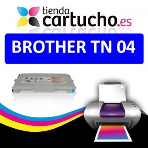 Comprar Toner CYAN BROTHER TN 04 compatible, sustituye al toner original TN-04CToner CYAN BROTHER TN 04 compatible, sustituye al toner original TN-04C al mejor precio