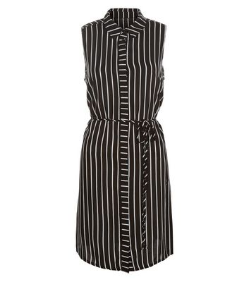 Comprar AX Paris Black Stripe Sleeveless Shirt Dress al mejor precio
