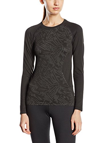 Comprar Asics manga larga superior inconsútil de las mujeres, mujer, color Negro - negro, tamaño small al mejor precio