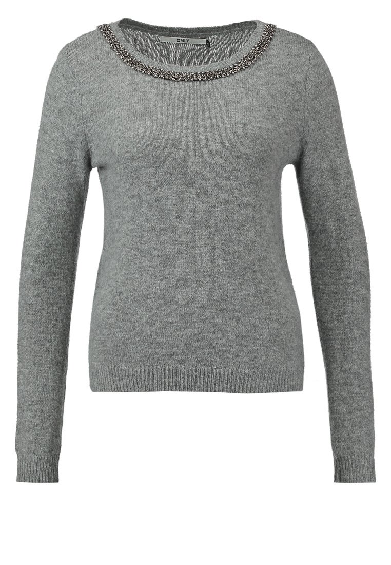 Comprar ONLY ONLODETTE Jersey de punto medium grey melange al mejor precio