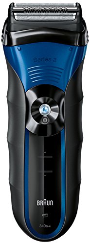 Comprar Braun Series 3 340s-4 - Afeitadora (Papel aluminio, Negro, Azul, Batería, Níquel-Hidruro metálico (NiMH), 1h, 45 min) al mejor precio
