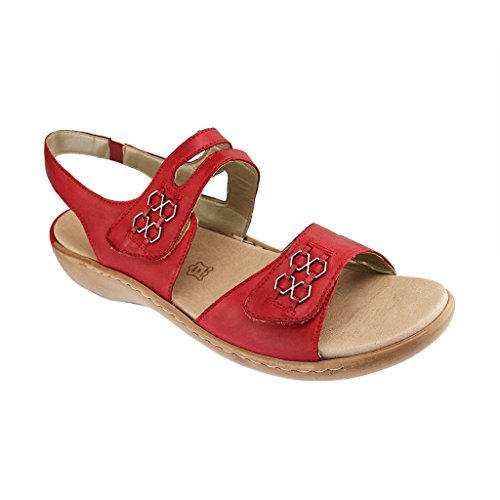 Comparar mejores precios Remonte Dorndorf - Sandalias de vestir de Piel para mujer Rojo rojo, color Rojo, talla 45 con descuentos Comprar Remonte Dorndorf - Sandalias de vestir de Piel para mujer Rojo rojo, color Rojo, talla 45 al mejor precio