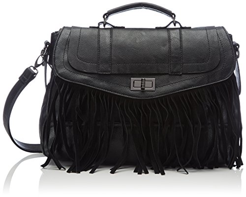 Comprar Buffalo BAG L015-126 PU - Bolso de hombro de material sintético mujer, color negro, talla 40x31x13 cm (B x H x T) al mejor precio