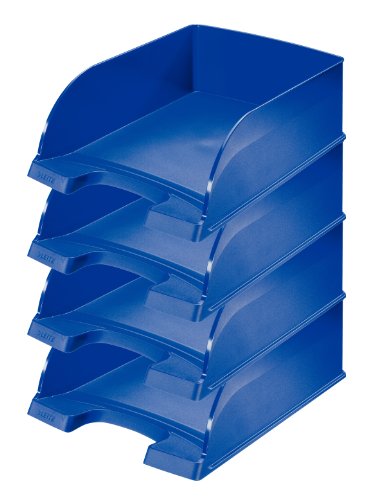 Comprar Leitz Plus Range Jumbo Letter Trays - Bandeja de escritorio (255 x 357 x 103 mm, Azul) al mejor precio
