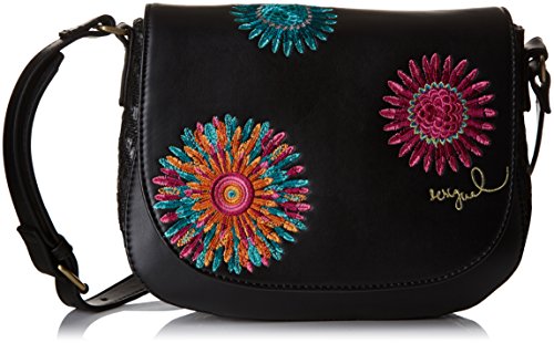 Comprar Desigual Varsovia Far West - Bolso cruzados para mujer Negro negro al mejor precio