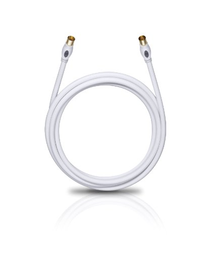 Comprar Oehlbach 2813 - Cable de antena (5.1 m, 75 ohm), color blanco al mejor precio
