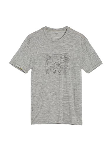 Comprar Icebreaker Tech Lite Crewe Graphic Camiseta de lana merina L metro al mejor precio