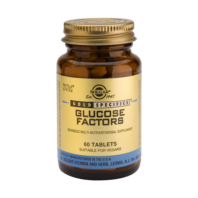 Comprar GS Glucose Factors Solgar 60 Comprimidos al mejor precio