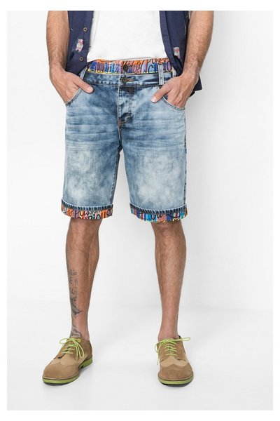 Comprar Desigual - Hombre - Bermudas tejanas estampadas - Doble Waist - Size 28 al mejor precio