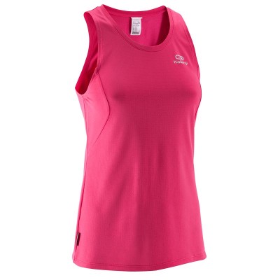 Comprar camiseta sin mangas mujer trasnpirable kalenji EKIDEN ROSA al mejor precio
