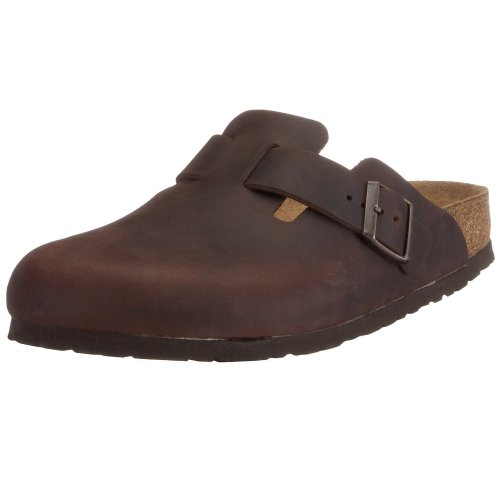 Comprar Birkenstock Boston - Zuecos de piel natural unisex, color marrón (habana), talla 41 al mejor precio