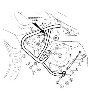 Comprar Defensa de motor Suzuki SV 650|S02 NEGRO al mejor precio