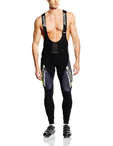 Comprar Santini 365 SP1180GITVEGA - Santini Vega Aquazero Bib Tights GIT Pad Black/Yellow Large al mejor precio