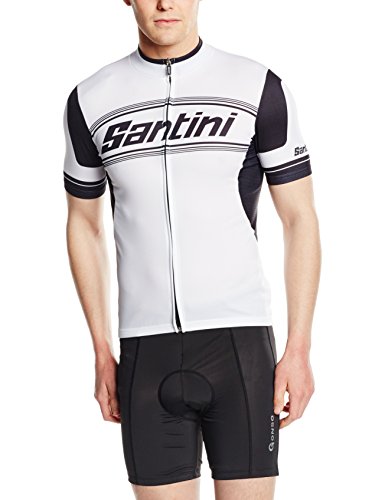 Comprar Santini 365 SP94275TAUCL - Santini Tau Short Sleeve Jersey White Small al mejor precio