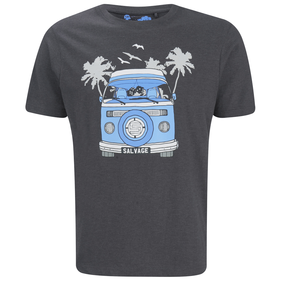 Comprar Salvage Men's Campervan T-Shirt - Charcoal Marl - S al mejor precio
