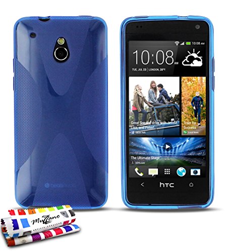 Comprar Muzzano F25136 - Funda para HTC One Mini (M4) color azul al mejor precio