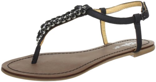 Comprar Buffalo Girl 312-0690 LEATHER PU 142773 - Sandalias para mujer, color negro, talla 36 al mejor precio