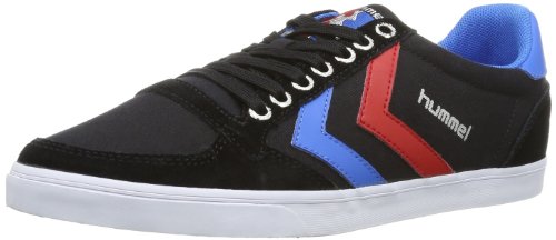 Comprar hummel HUMMEL SLIMMER STADIL LOW - Zapatos de caña baja de lona unisex, Negro - Schwarz (Black/Blue/Red/Gum 2640), 42 al mejor precio