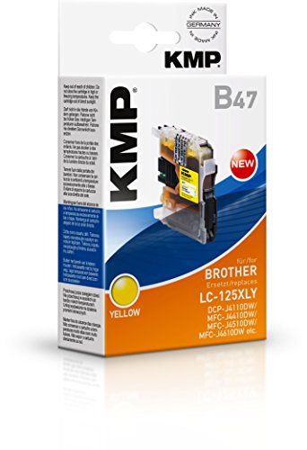 Comprar KMP B47 cartucho de tinta yellow kompatibel con Brother LC-125XLY al mejor precio