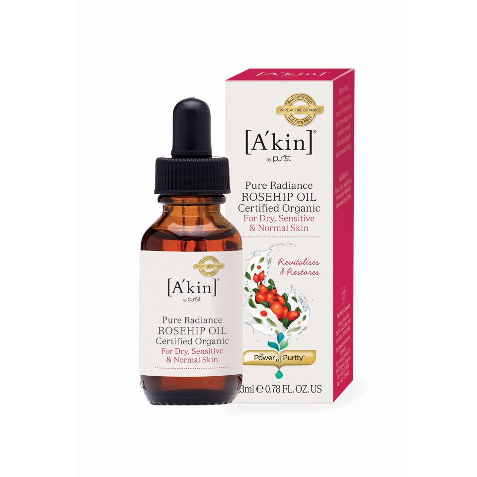 Comparar mejores precios A'kin Pure Radiance Organic Rosehip Oil (23ml) con descuentos Comprar A'kin Pure Radiance Organic Rosehip Oil (23ml) al mejor precio