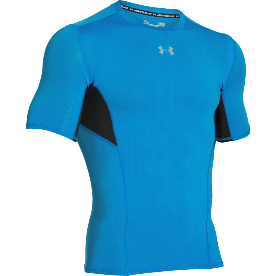 Comprar Under Armour Men's HeatGear CoolSwitch Compression Short Sleeve Shirt - Electric Blue - L al mejor precio