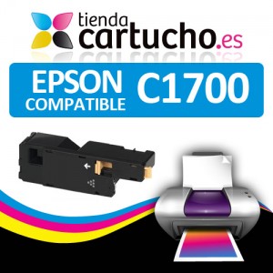 Comprar Toner CYAN EPSON C1700 compatible, sustituye al toner original EPSON C13S050613Toner CYAN EPSON C1700 compatible, sustituye al toner original EPSON C13S050613 al mejor precio