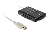 Comprar DeLOCK Converter USB 2.0 / SATA - Adaptador para cable (USB 2.0, SATA 22-pin, SATA 16-pin, SATA 13-pin, Negro, Win 2000/XP/Vista/7) al mejor precio