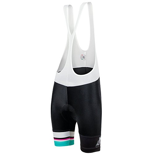 Comprar Santini Fashion Anna Pro Grace - Culotte, color negro (Black/Aqua Green), talla M al mejor precio