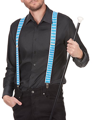 Comprar Tirantes a cuadros blancos y azules - Única al mejor precio