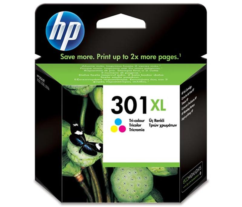 Comprar Cartucho HP CH564EE Nº301XL - Tricolor al mejor precio
