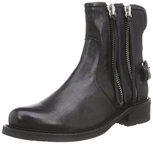 Comprar billi bi Copenhagen rockiger Bikerboot - Botas de motociclista de cuero mujer, color negro, talla 37 al mejor precio