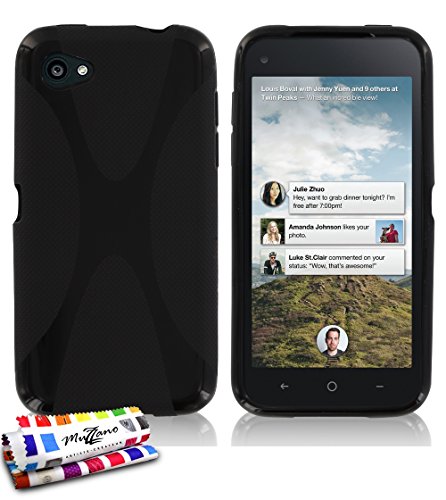 Comprar Muzzano F62128 - Funda para HTC First, color negro al mejor precio