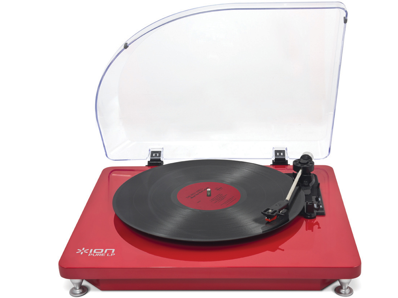 Comparar mejores precios ION Pure LP Giradiscos conversor para PC & Mac color rojo con descuentos Comprar ION Pure LP Giradiscos conversor para PC & Mac color rojo al mejor precio