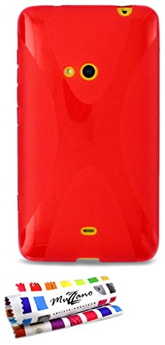 Comprar Muzzano F24760 - Funda para Nokia Lumia 625, color rojo al mejor precio
