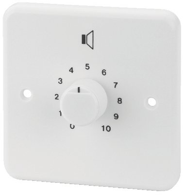Comprar Monacor 50 WRMS Plastic Wall Mounted PA Attenuator Volume Control - White al mejor precio