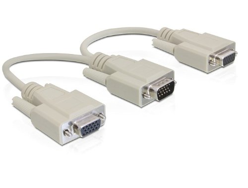 Comprar Delock VGA -> 2xVGA ma/fe 20cm, 65328 al mejor precio