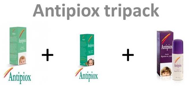 Comprar Antipiox tripack antipiojos champu+locion+repelente al mejor precio