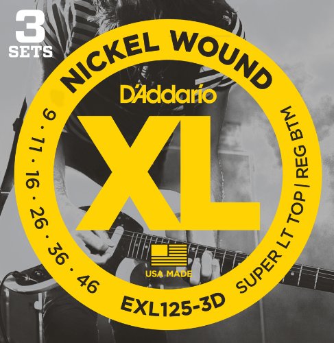 Comprar D'Addario EXL125-3D - Juego de cuerdas para guitarra eléctrica de acero y níquel, .009 - .046 al mejor precio
