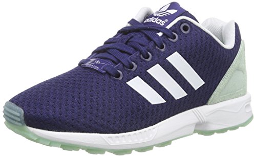Comprar adidas ZX Flux W - Zapatillas para mujer, color azul (ngtsky/ftwwht/frogrn), talla 40 2/3 al mejor precio