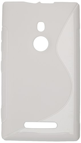 Comprar Muzzano F11157 - Funda para Nokia Lumia 925 + 3 protecciónes de pantalla, color blanco al mejor precio
