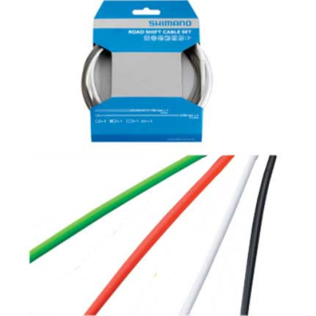 Comprar Juego de cables de cambio de carretera con cables interiores revestidos de polímero Shimano - Cables de cambio al mejor precio