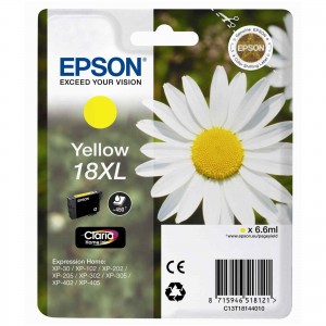 Comprar CARTUCHO ORIGINAL EPSON 18XL AMARILLOCARTUCHO ORIGINAL EPSON 18XL AMARILLO al mejor precio