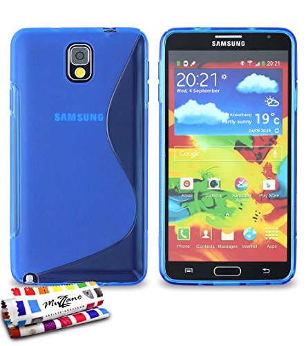 Comprar Muzzano F19683 - Funda para Samsung Galaxy Note 3, color azul al mejor precio