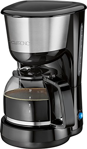 Comprar Clatronic KA 3575 - Cafetera de goteo, capacidad de 8 a 10 tazas, 1,25 l, 1000 W, color negro y plata al mejor precio