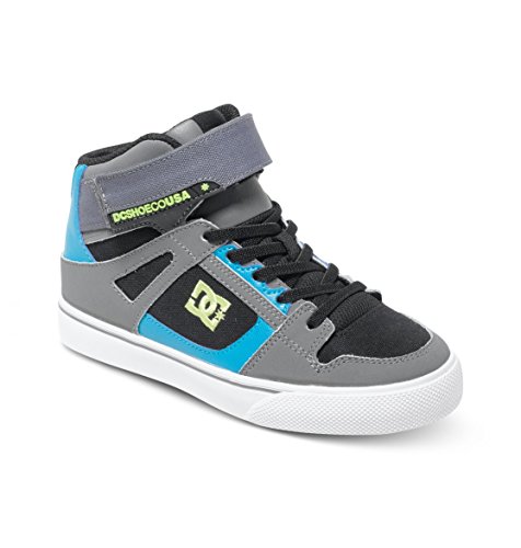 Comprar DC Shoes Spartan EV - Zapatillas altas, para niño, color negro / gris / turquesa, talla 34 al mejor precio