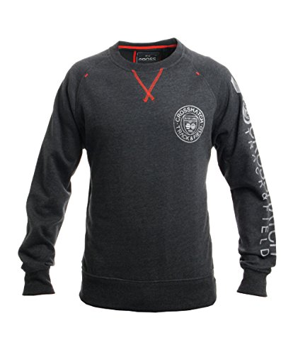 Comprar CrossHatch Hombre Jaykie Sweatshirt, Gris, Large al mejor precio