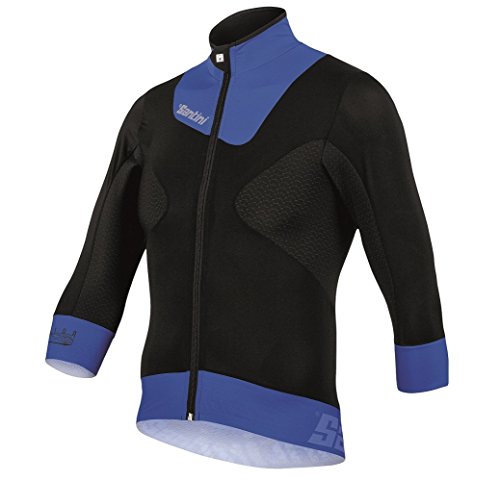Comprar Santini Fashion Photon Aero Road - Jersey de manga larga, color negro, talla Medium al mejor precio